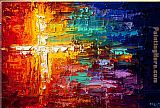 Cross colorful by Unknown Artist